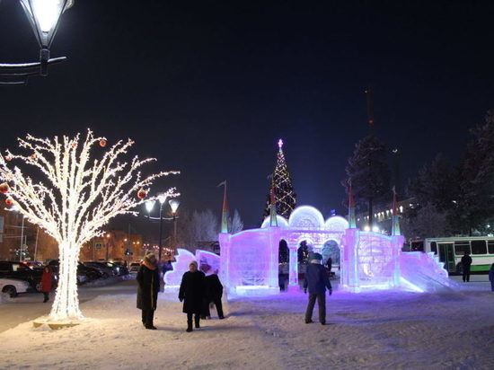Ледовый городок торжественно открыли в Ноябрьске