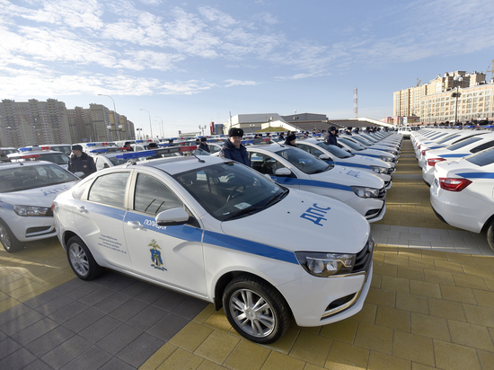 Полиция Ставрополья получила 222 новых автомобиля