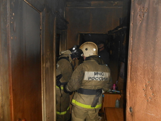 В Ивановской области сгорела квартира – есть пострадавший