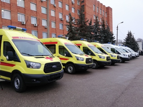 Тула и Узловая получили новые автомобили скорой помощи