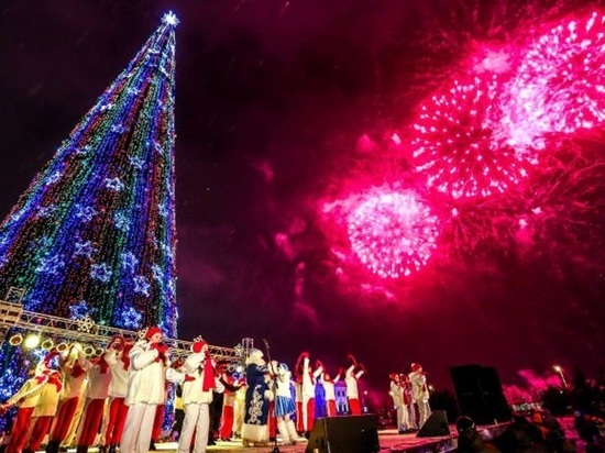 Новогодний концерт на Главной городской площади Краснодара начнётся в 22:30