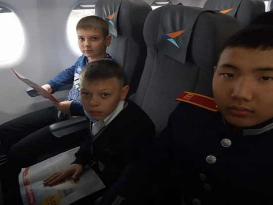 Калмыцкие дети отправились на Кремлевскую елку