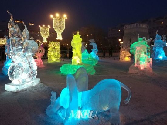 Названы победители конкурса ледовых скульптур в Чите