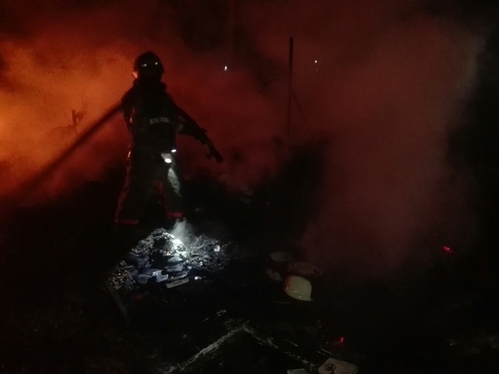 Один человек пострадал во время пожара под Боровском