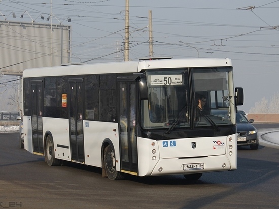 В холодное утро в Красноярске сломались автобусы