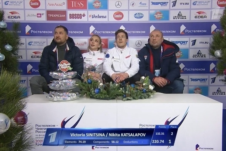 Синицина и Кацалапов стали чемпионами России в танцах на льду