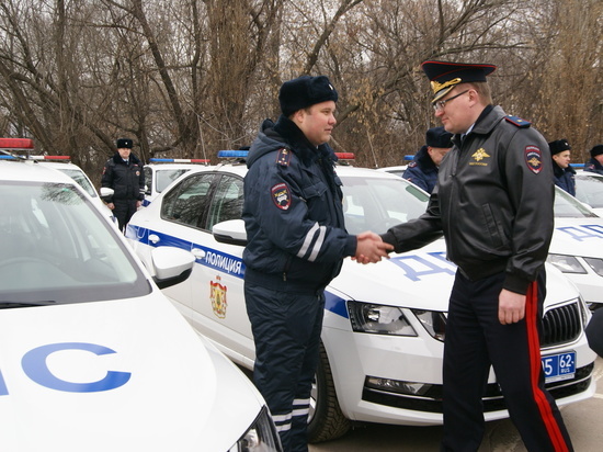 Рязанские госавтоинспекторы получили 45 новых автомобилей