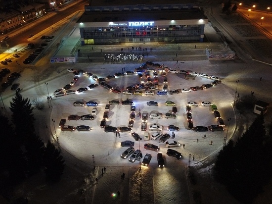 В Рыбинске автомобилисты построились рыбой