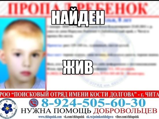 Пропавший 8-летний мальчик в Чите нашелся живым