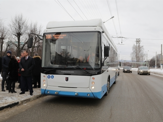 Троллейбусный маршрут №100 Чебоксары-Новочебоксарск запустят с 13 января