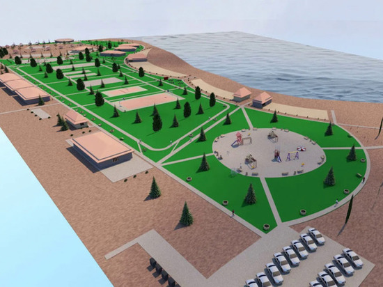 Жители Губкинского выбрали проект пляжа с игровой зоной для детей