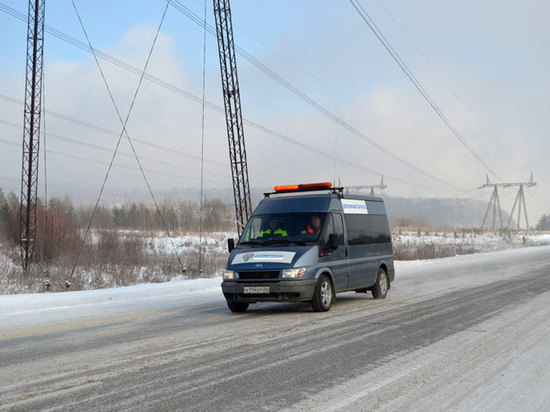 Морозы в Туве: на федеральной трассе Р-257 «Енисей» патрулируют дорожники
