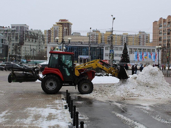За сутки с улиц Рязани вывезли 2,5 тысячи кубометров снега
