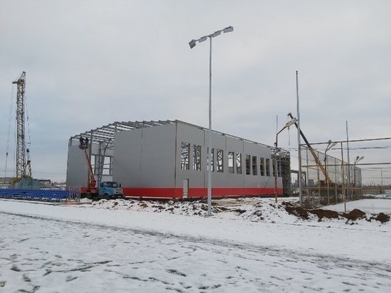 Завершен монтаж стеновых панелей на волгоградском стадионе «Темп»