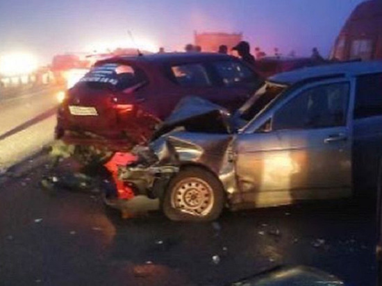 В Адыгее на трассе М-4 столкнулись 20 машин: один погибший, четыре пострадавших