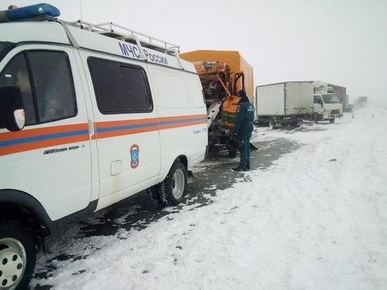 В Новосибирской области столкнулись 9 автомобилей, есть жертвы