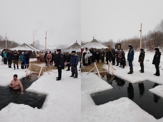 В Кузбассе посчитали количество искупавшихся в Крещение местных жителей