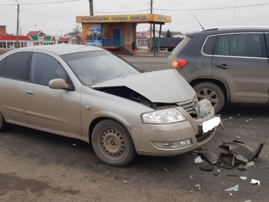 Под Рязанью женщина на иномарке спровоцировала аварию