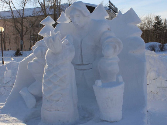 Кандалакша готовится к фестивалю снежных фигур