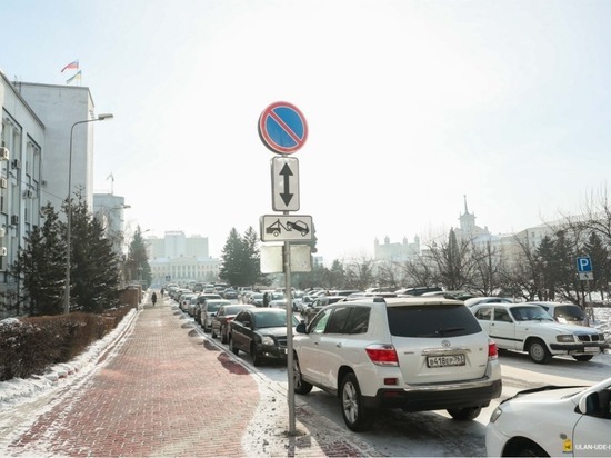 Около площади Советов в Улан-Удэ изменили схему дорожного движения