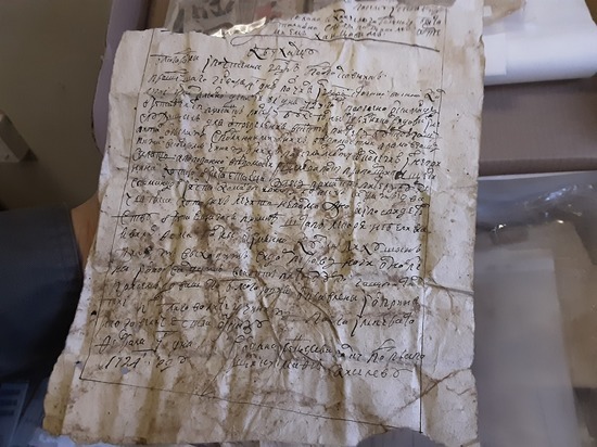 В мусоре во Дворце Меньшикова нашли кипы документов XVIII века