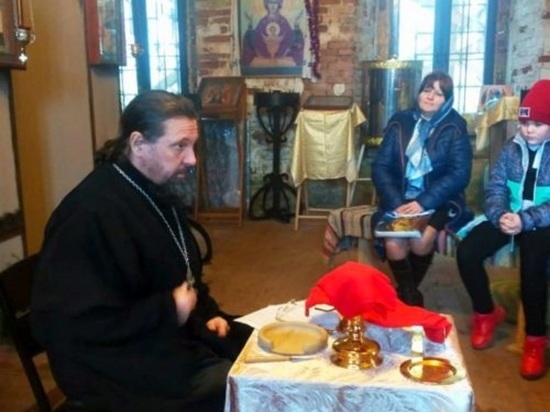 В храме в Тверской области прошел первый урок православной культуры