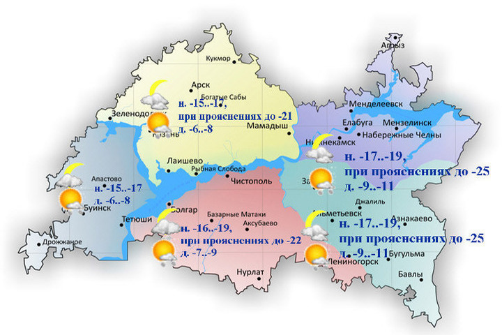 Погода в татарстане по часам