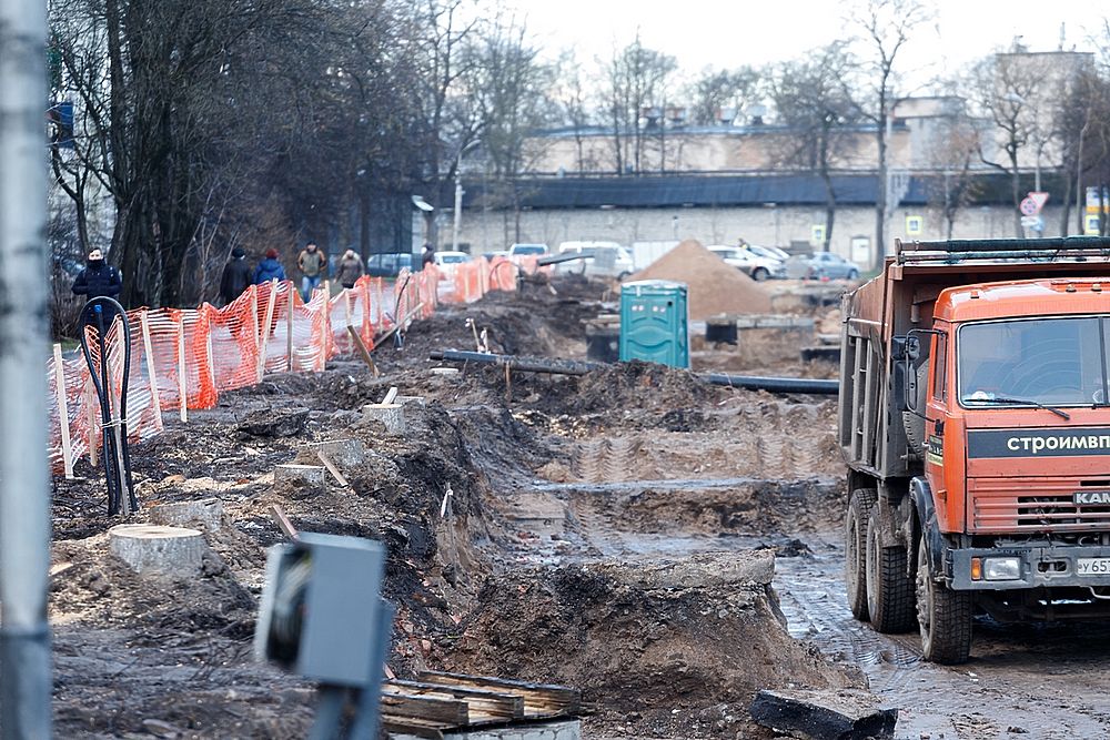 Реконструкция улицы Яна Фабрициуса