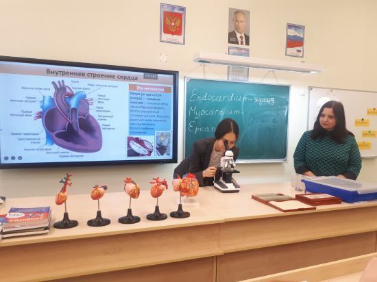 В средней общеобразовательной школе № 18 города Серпухова химико-биологический класс существует только первый год