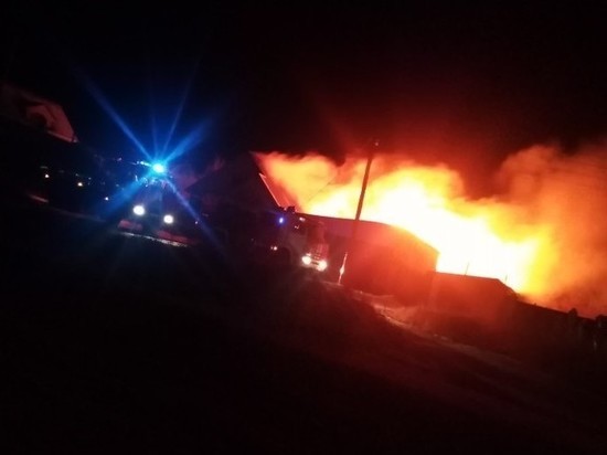 Жилой дом сгорел в Чите, пострадавших нет