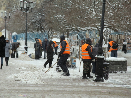 515 заявок на уборку снега поступило из Нижегородского района