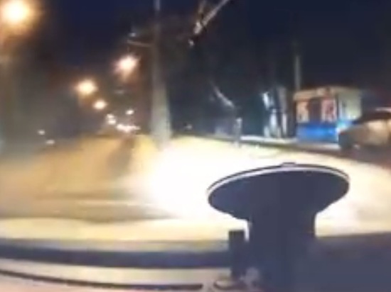 ДТП на Гурьянова в Калуге попало на видео