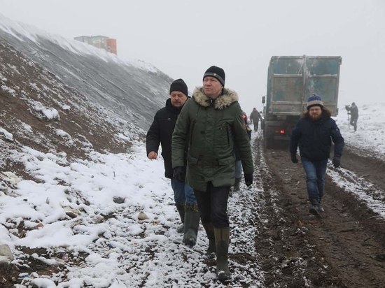 Министр экологии проверил ход работ на полигоне “Лесная”в Серпухове