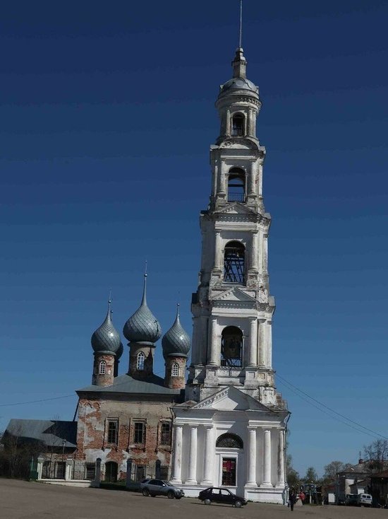 В Юрьевце под угрозой обрушения находится символ города – 70-метровая колокольня