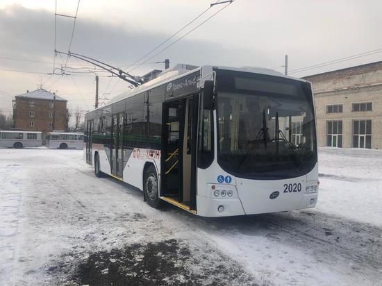 В Красноярске появился единственный автономный троллейбус