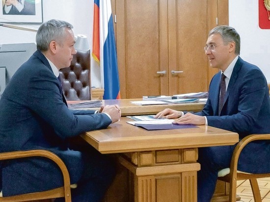 Новосибирский губернатор обсудил с новым министром науки строительство ЦКП СКИФ