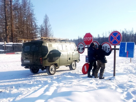  В Туве открыта Тоджинская ледовая переправа