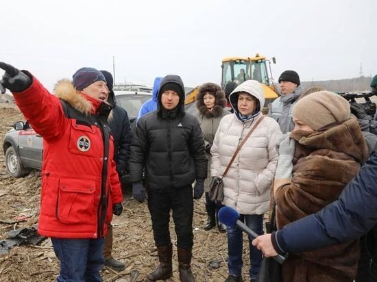 Жители Серпухова проверили ход работ на полигоне «Лесная»