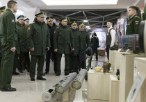 Новая разновидность мин, а также обновленные электронные гаджеты из арсенала современного сапера продемонстрировали министру обороны Сергею Шойгу