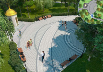 «Монастырский сад» с виноградными лозами и места для проведения культурно-массовых мероприятий могут появиться в сквере у Спасо-Андроникова монастыря в 2020 году