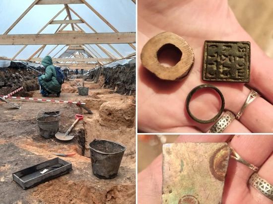 В центре Пскова археологи нашли средневековую печать