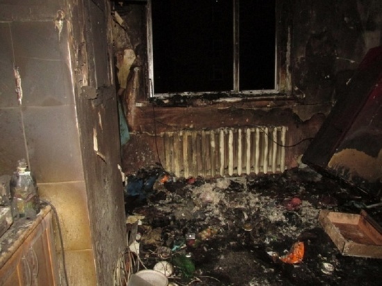 В Курске на пожаре спасли двух взрослых и ребенка