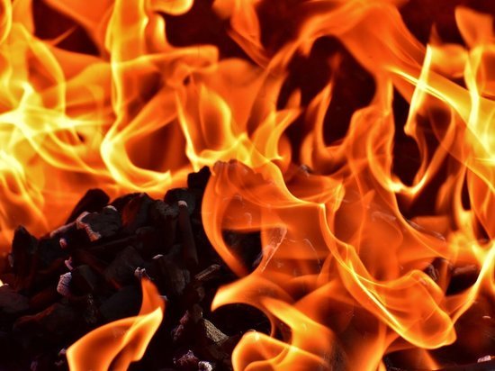Пожар в Кузбассе охватил 195 квадратных метров