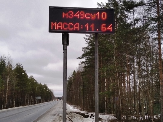 На карельских дорогах установили 4 пункта весового контроля