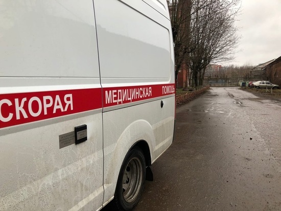 На М-10 в Тверской области водитель съехал в кювет и врезался в опору ЛЭП