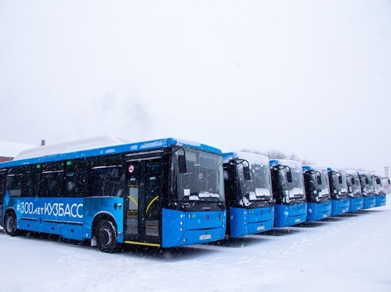 Восемь новых автобусов поступили в Кузбасс