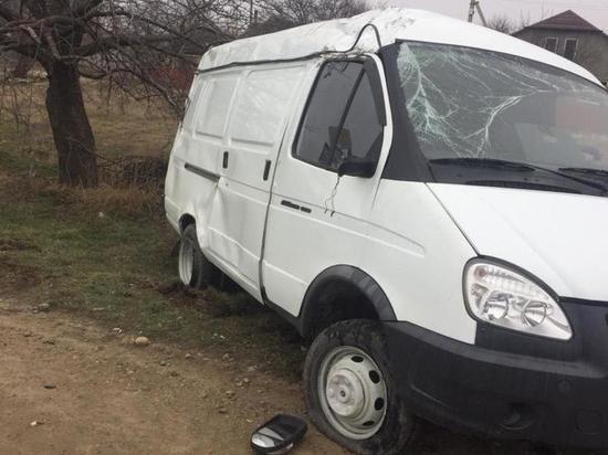 Пассажир ГАЗели пострадал в аварии под Крымском