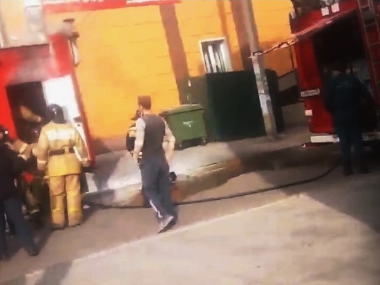 Пожарные потушили ресторан быстрого питания на КСК в Чите