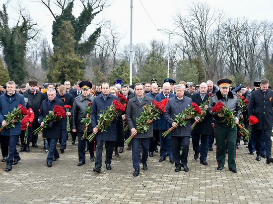 В Краснодаре почтили память погибших защитников отечества