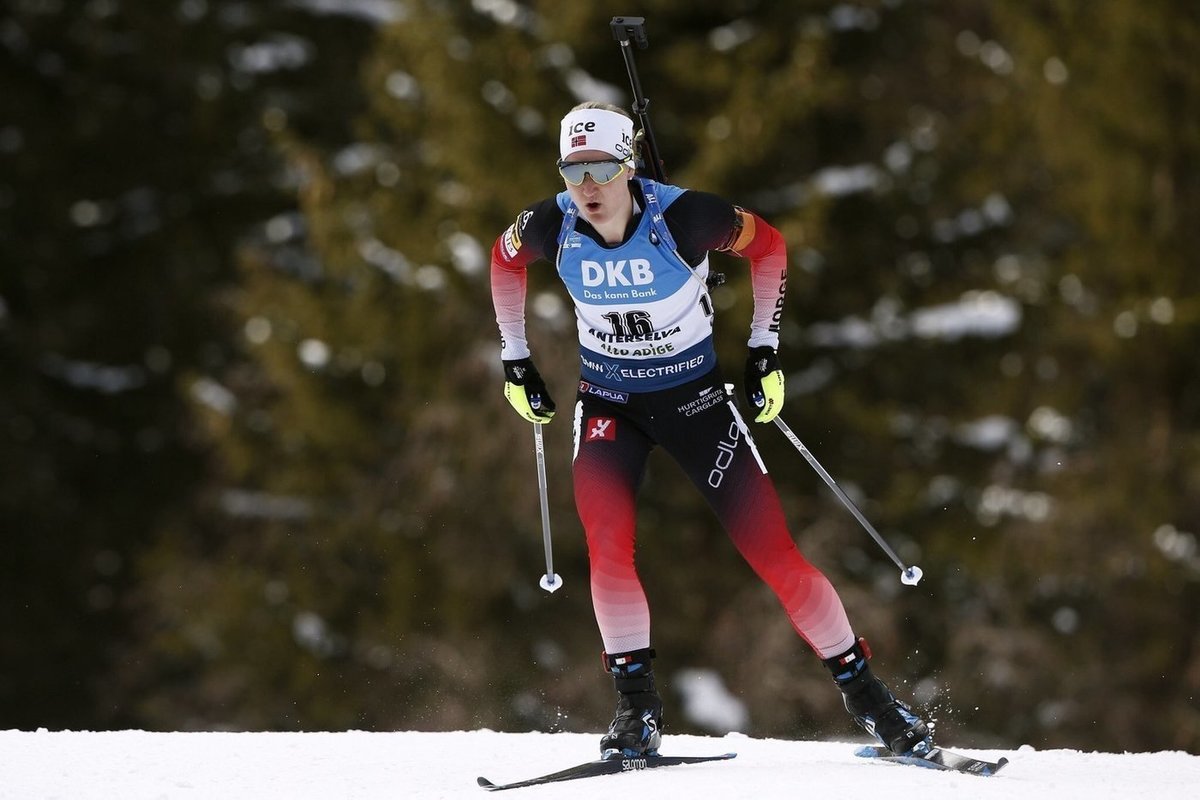 Последняя женская гонка чемпионата мира принесла норвежской биатлонистке пятое золото